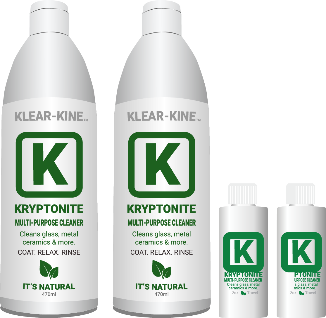KLEAR Kryptonite 470ml Wonder Twins bong cleaner designed for water pipe wonder twins pack solution green slim coat relax rinse your 420 bong and 710 dab bong cleaner.  Krypto-Caps