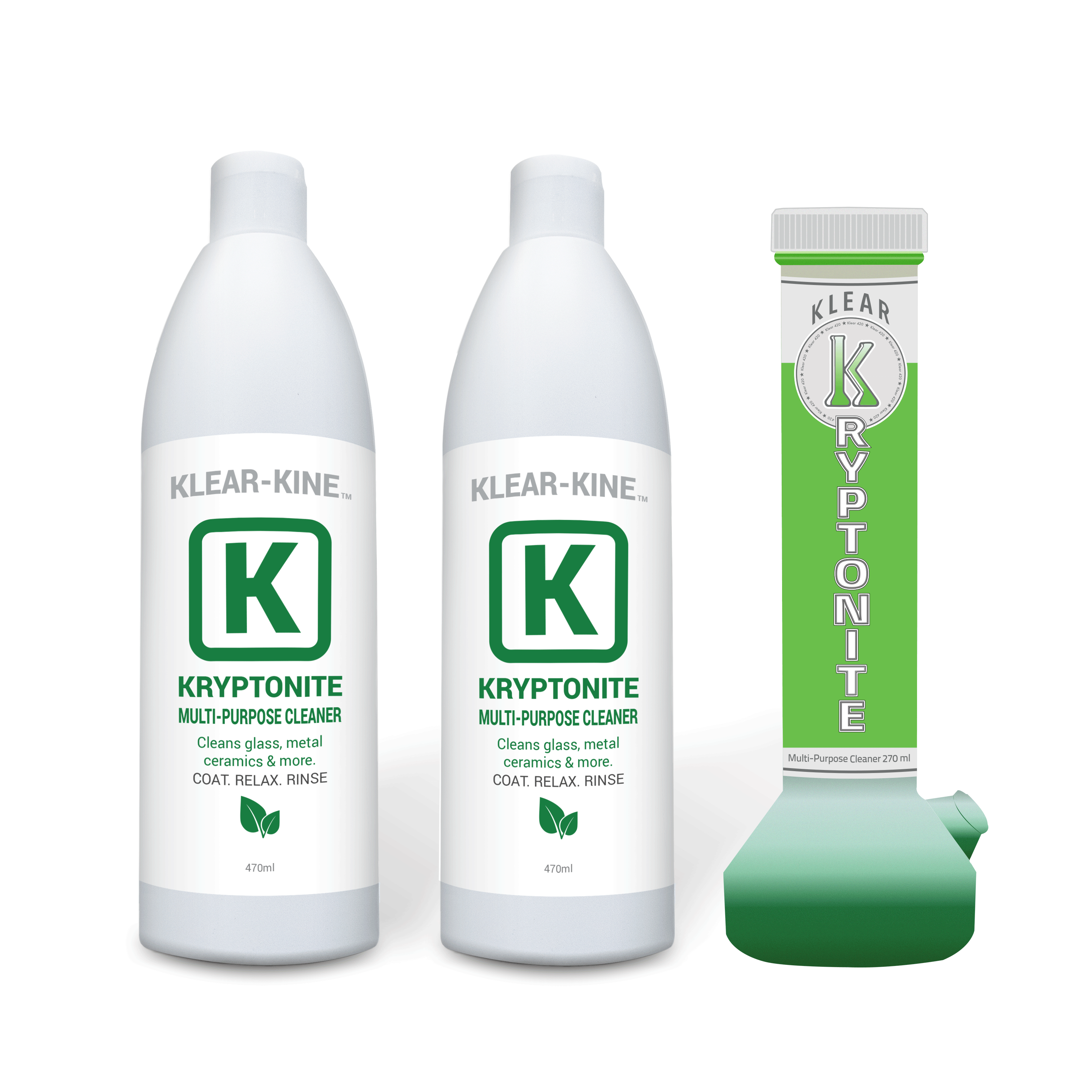 KLEAR™ Kryptonite Bong Cleaner 3 Pack