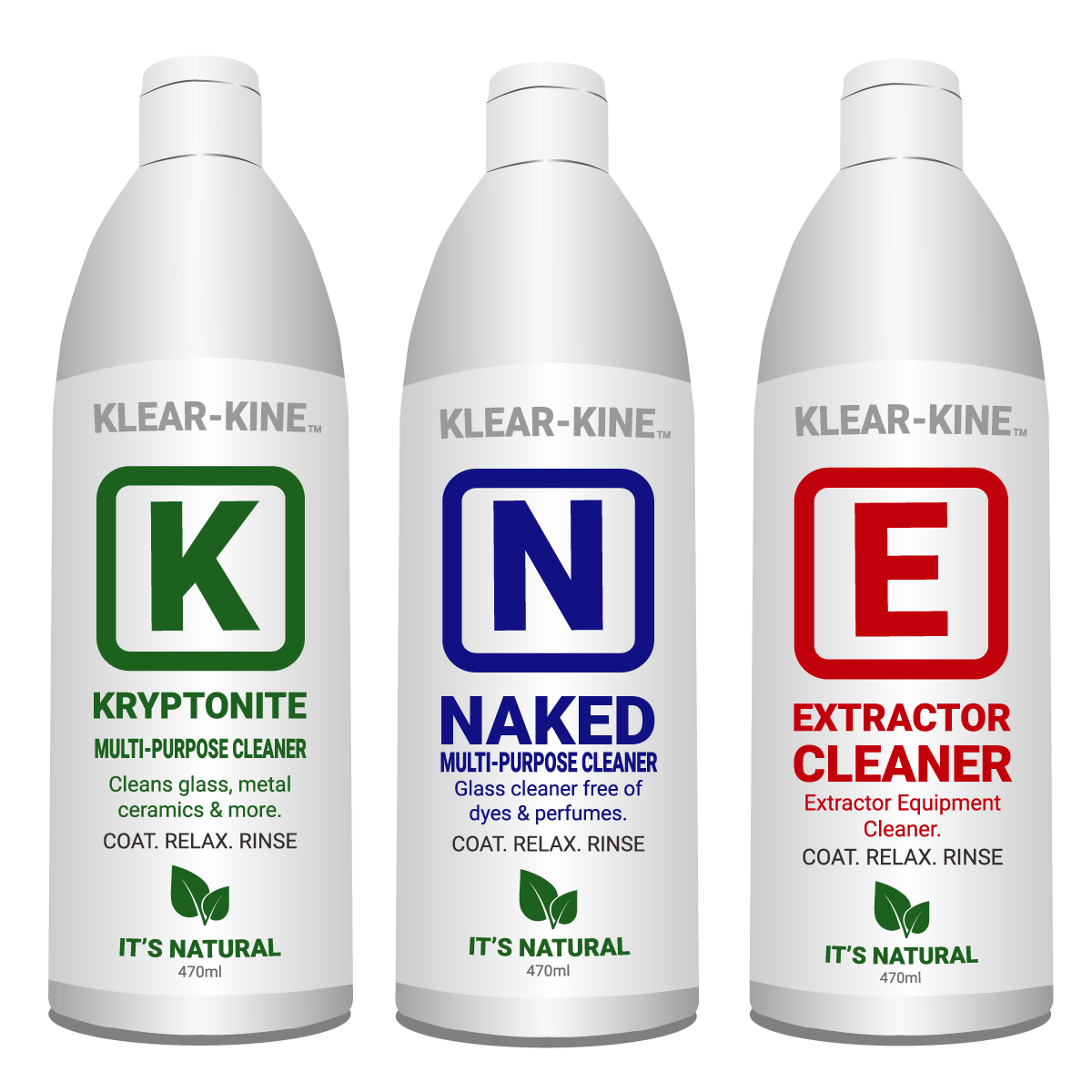 KLEAR™ 470 Triple Pack of Cannabis Cleaners